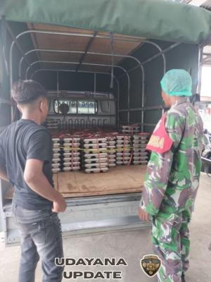 Sinergi Babinsa, Sekolah, dan Tim MBG Sukseskan Distribusi Makanan Bergizi di Pantai Baru