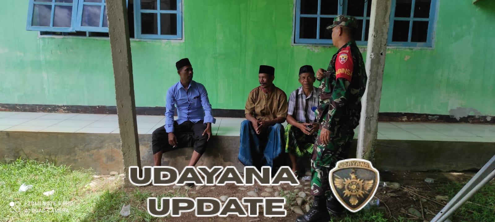 Babinsa Koramil 1602-02/Wolowaru Tingkatkan Keamanan dan Kedekatan dengan Warga Desa Maubasa Timur