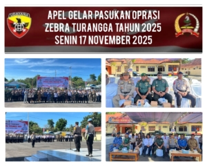 Hadapi Dinamika Lalu Lintas Modern, Polres Sumba Timur Siapkan Personel Melalui Operasi Zebra 2025