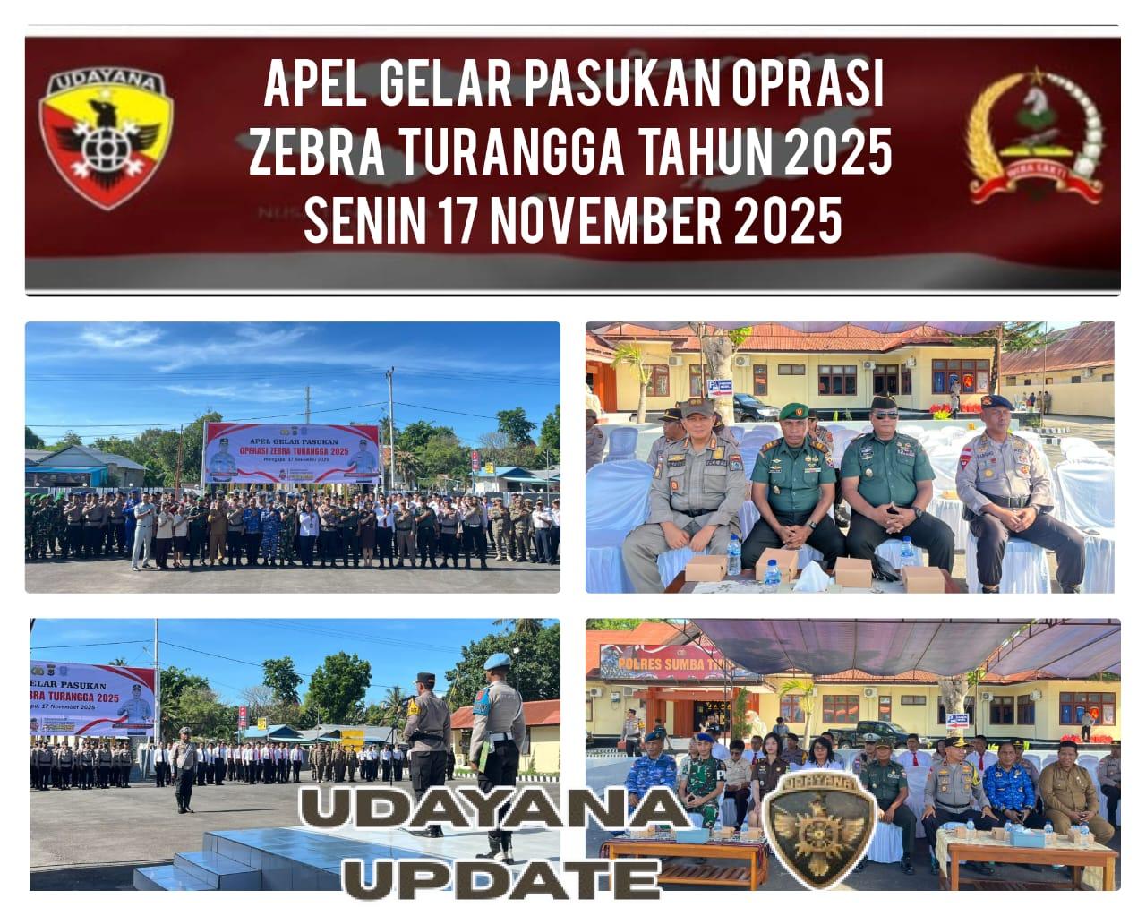 Hadapi Dinamika Lalu Lintas Modern, Polres Sumba Timur Siapkan Personel Melalui Operasi Zebra 2025