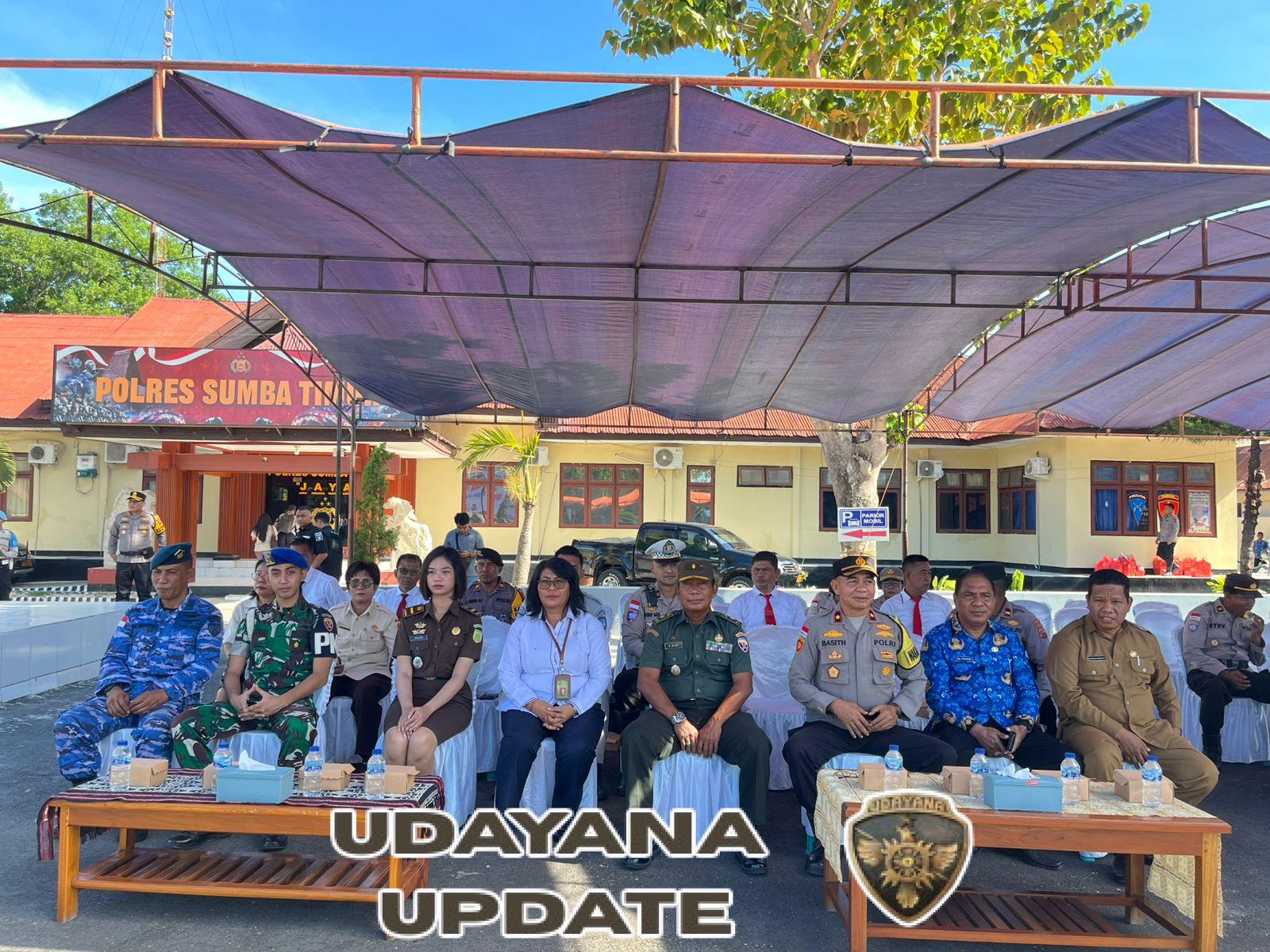 Kasdim 1601/Sumba Timur Hadiri Apel Gelar Pasukan Operasi Zebra Turangga 2025