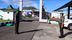 Kasdim 1625/Ngada Mayor Inf. Supriyanto Pimpin Upacara 17 di Makodim Tanalodu