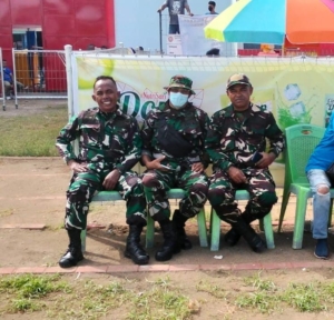 Kodim 1602/Ende Laksanakan Pengamanan ETMC 2025, Sertu Taopan Terlibat Aktif