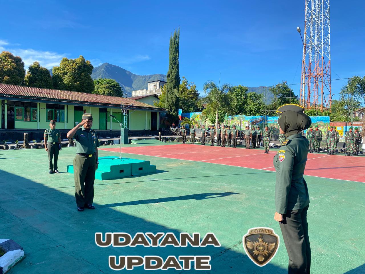 Mayor Inf Roberto Carlos Babo Pimpin Upacara 17-an, Tekankan Loyalitas Prajurit Kodim 1612/Manggarai