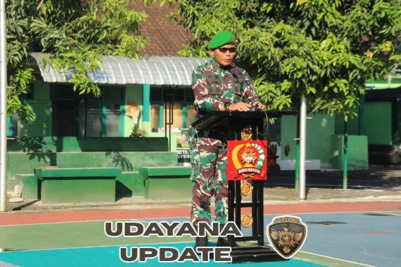 Dandim Klungkung Jaga Kekompakan Dan Kebersamaan Melalui Jam Komandan