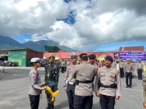 TNI–Polri Siap Amankan Lalu Lintas, Kodim 1612/Manggarai Ikut Apel Operasi Zebra 2025