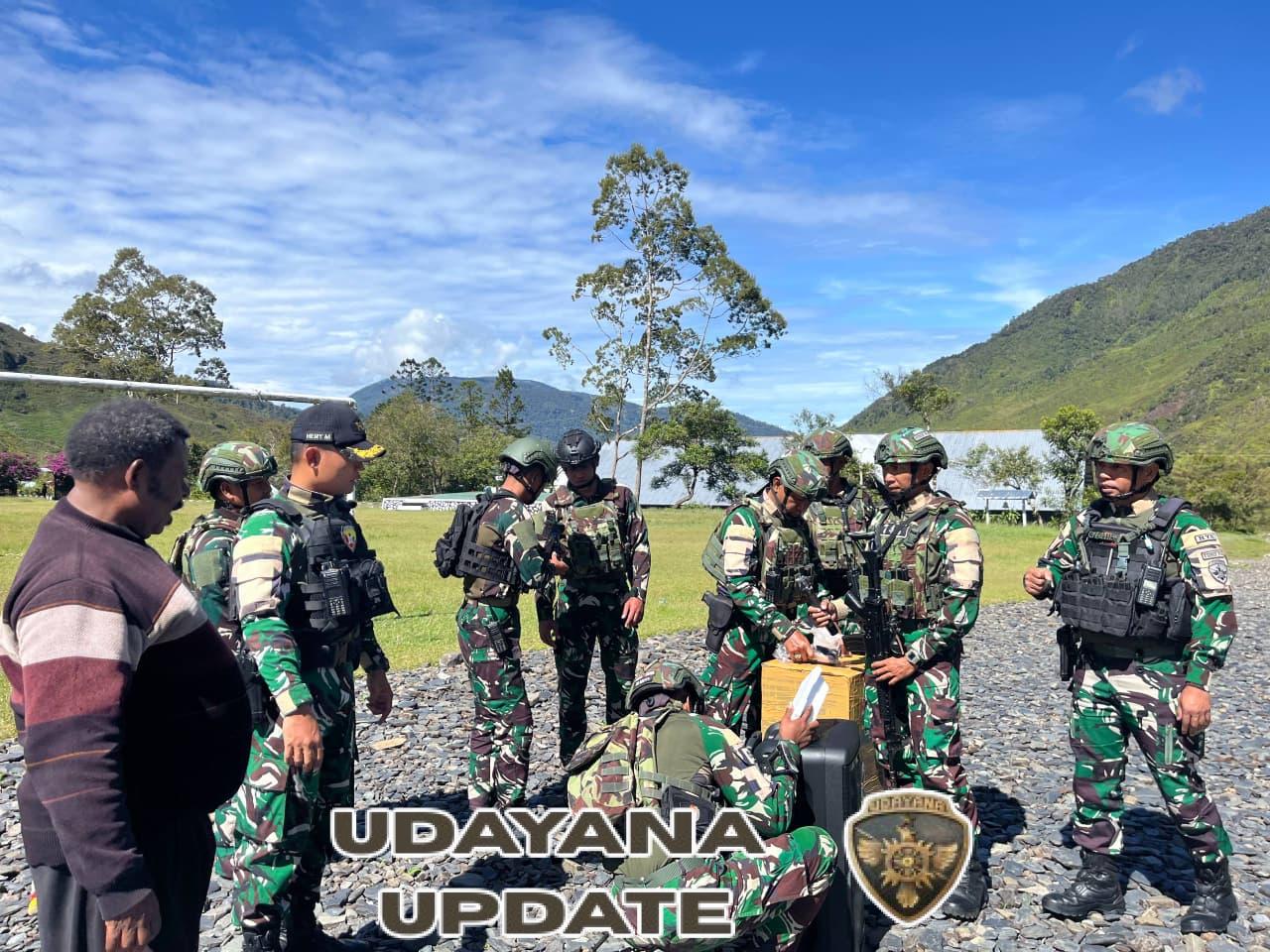 Satgas Yonif 743/PSY Serahkan Perangkat Audio untuk Gereja GIDI Mulia Papua