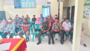 Babinsa Desa Mantar Hadiri Musyawarah Desa Penyusunan RKPDes 2026