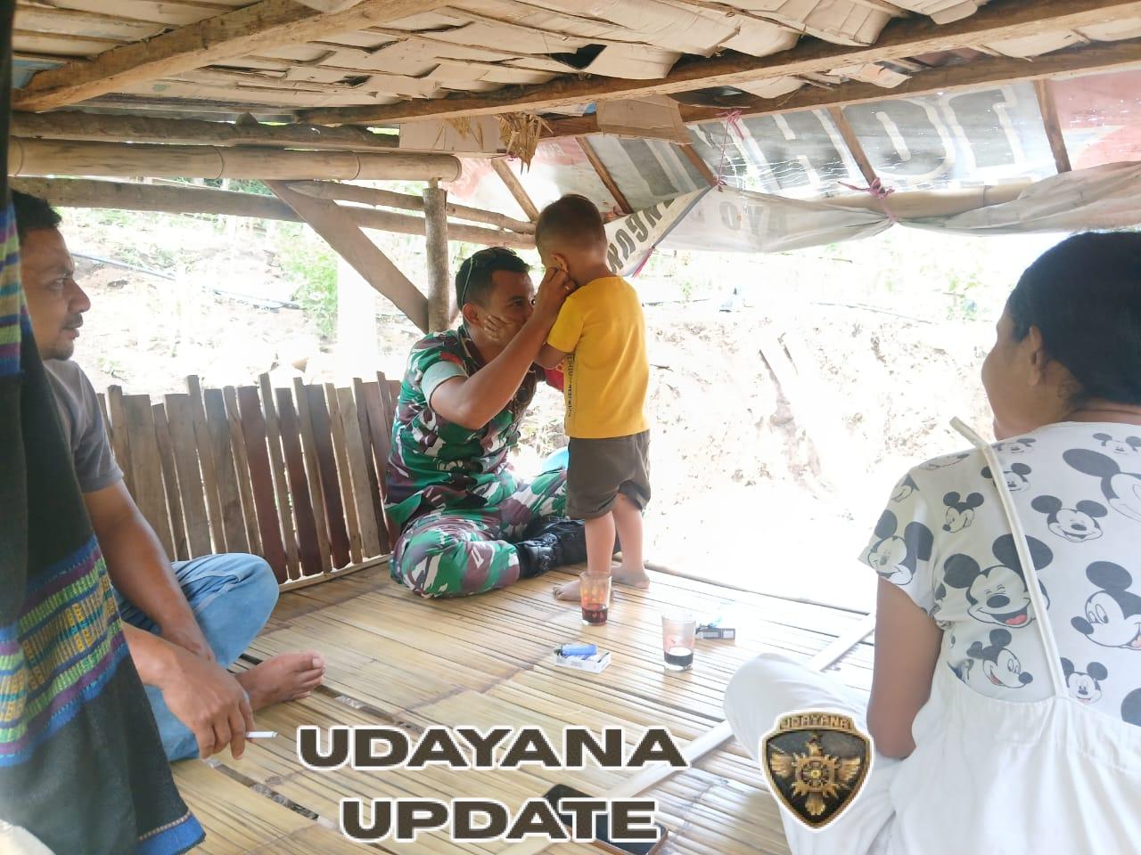 Babinsa Koramil 1602-01/Ende Laksanakan Pamwil dan Komsos di Desa Jegharangga