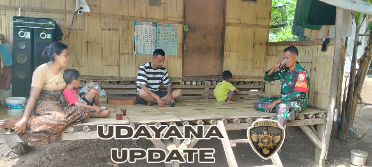 Babinsa Koramil 1602-04/Maurole Tingkatkan Kamtibmas di Desa Woloau