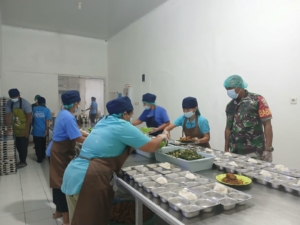 TNI Koramil Alak Kawal Pelayanan Pemenuhan Gizi Anak