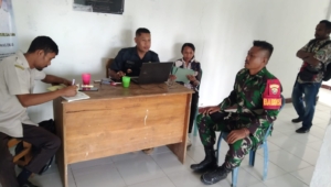 Koptu Ardiwin Tingkatkan Koordinasi Aparat Kecamatan Amfoang Tengah