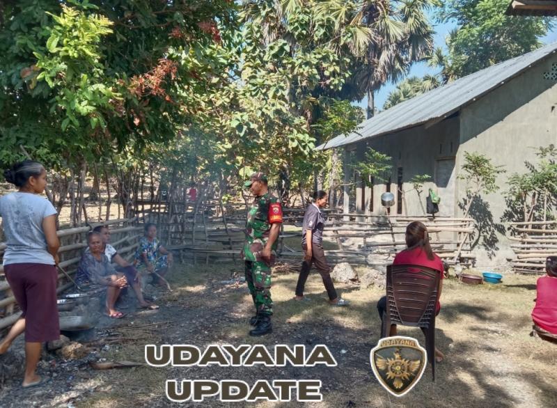 Babinsa Batutua Laksanakan Komsos dan Pemantauan Wilayah Binaan di Desa Lentera