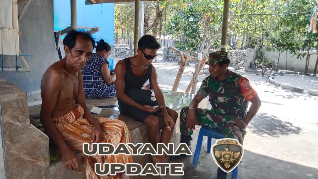 Babinsa Batutua Tingkatkan Komsos dan Monitoring Wilayah di Desa Mbiulombo