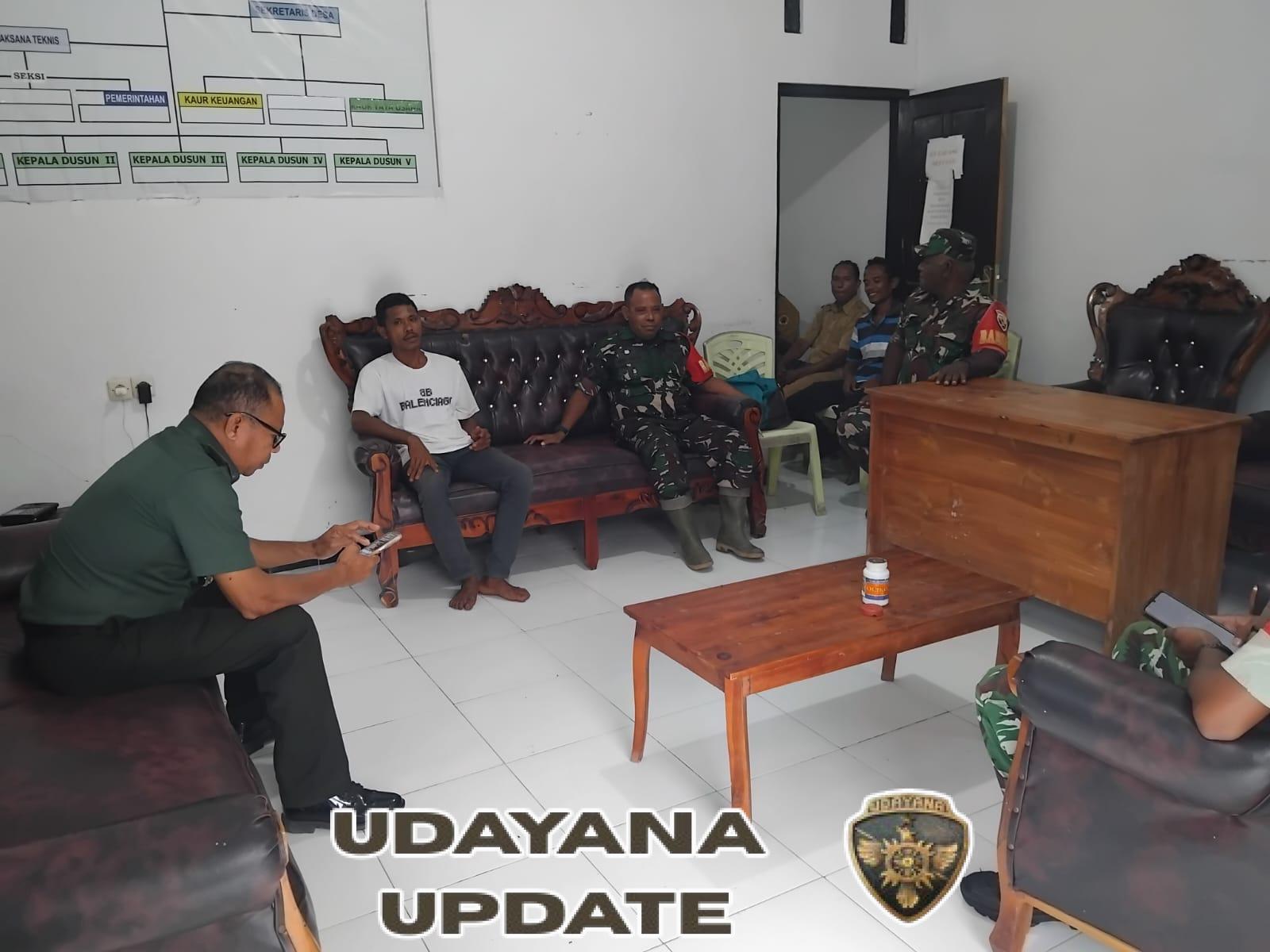 Babinsa Taloetan Dampingi Pasiterdim Survei Lahan Pembangunan Koperasi