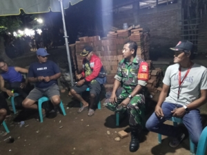 Piket Koramil 1628-05/Jereweh Laksanakan Patroli Malam di Wilayah Kecamatan Jereweh