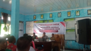 Babinsa Desa Seran Dampingi Sosialisasi Pembahasan APBDes 2025 dan RKP 2026