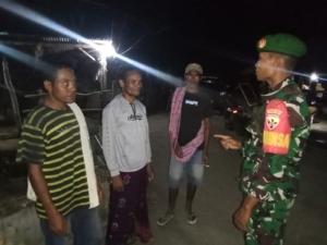 Koramil Rasanae Tegaskan Pentingnya Kolaborasi Warga dan Babinsa dalam Siskamling