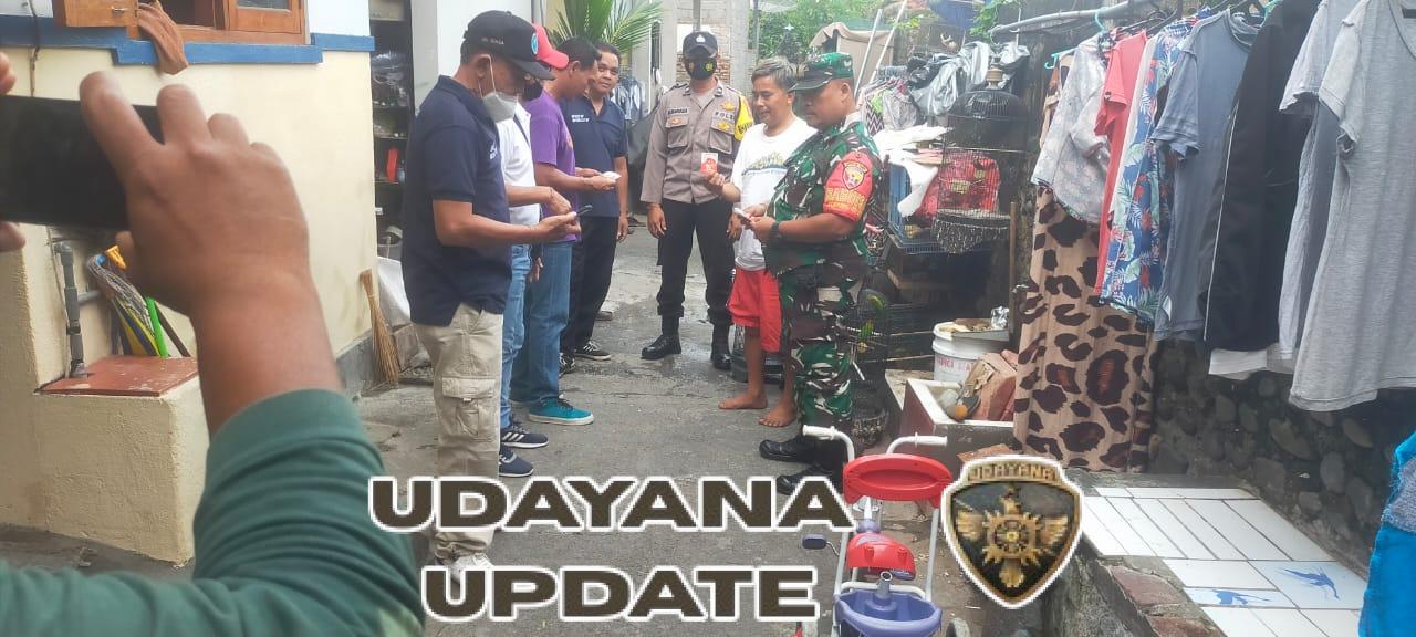 Babinsa dan Bhabinkamtibmas Bubunan Gelar Edukasi Penaburan Abate Cegah DBD