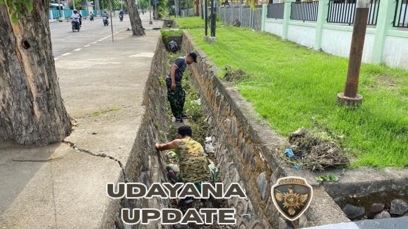 Prajurit Kodim 1603/Sikka Gelar Pembersihan Pangkalan di Makodim dan Asrama Iligetang