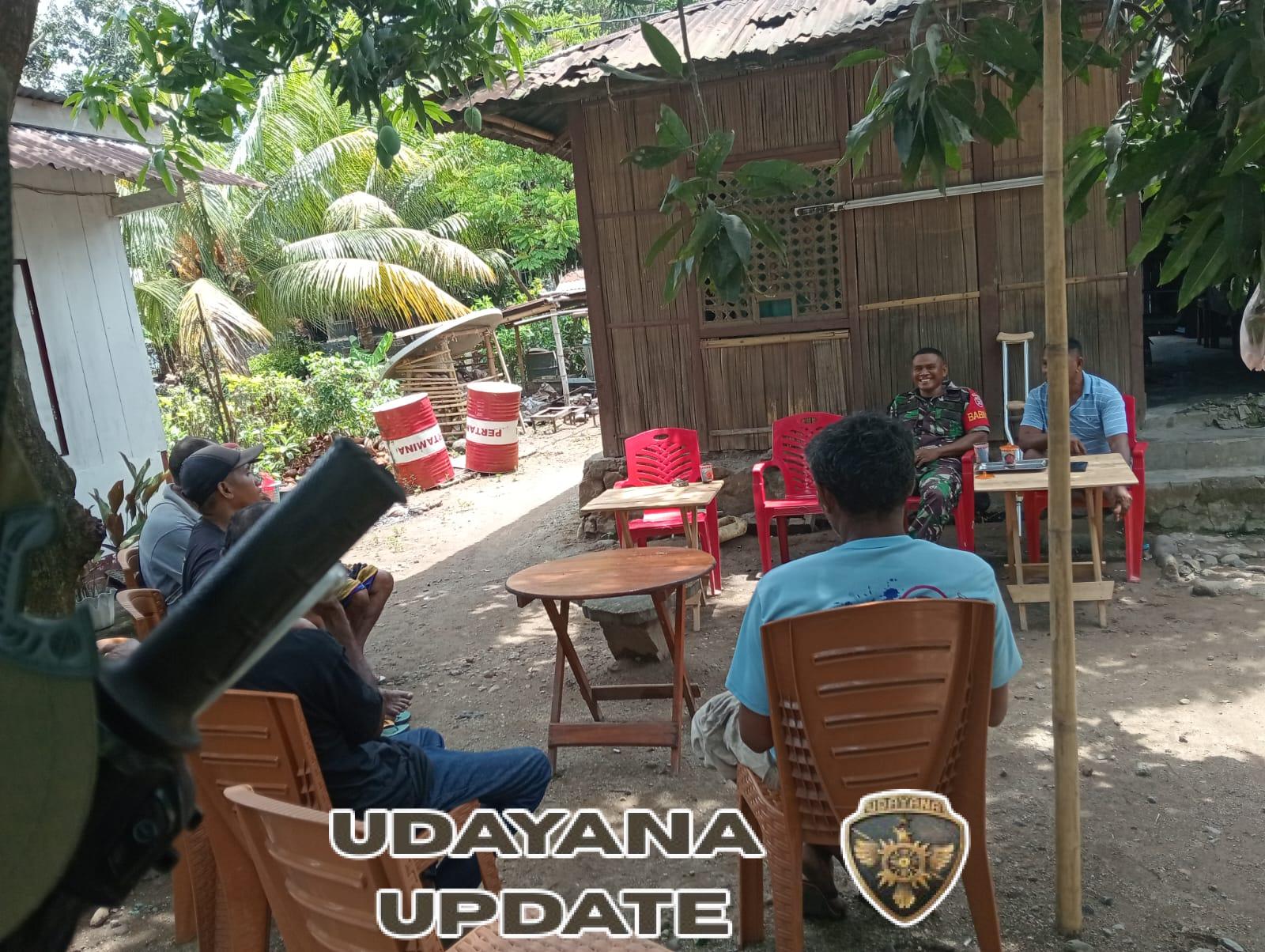 Babinsa Keliwumbu Gelar Pamwil dan Komsos untuk Perkuat Keamanan Desa