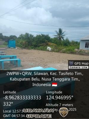 KDKMP Merah Putih Hadir di Tapal Batas, Babinsa Silawan Dampingi Pengukuran Lahan