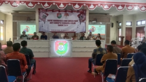 Dandim 1613/Sumba Barat Hadiri Rakor dan Sosialisasi Anti Korupsi Bersama KPK RI