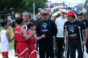 Momentum Sportivitas: Street Basketball Warnai HUT ke-532 Kota Singasana, Dihadiri Bupati Tabanan