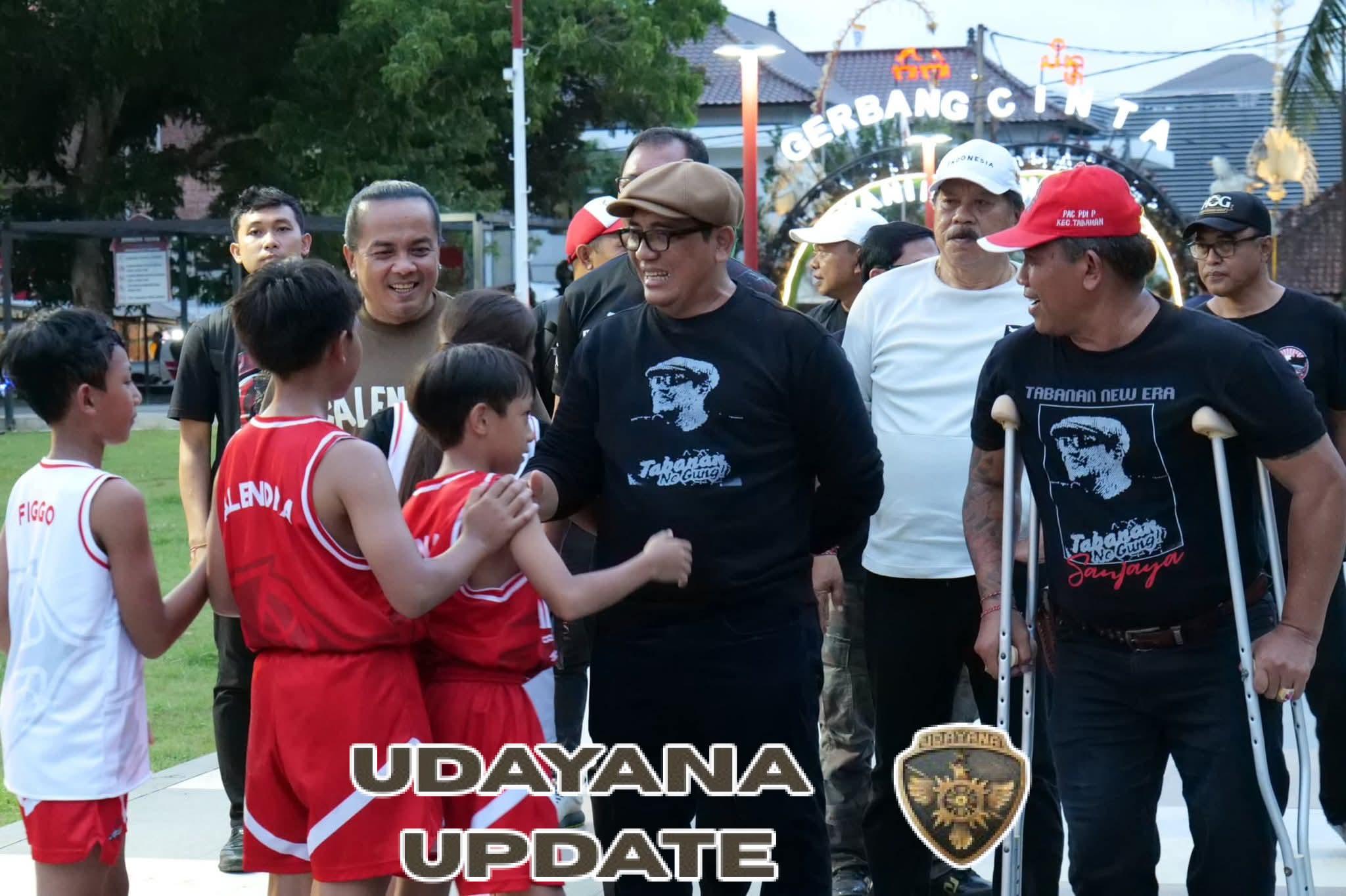 Momentum Sportivitas: Street Basketball Warnai HUT ke-532 Kota Singasana, Dihadiri Bupati Tabanan