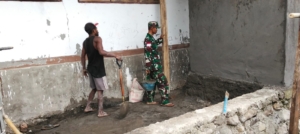 Koptu Bima Nur Isroni Turun Langsung Dukung Gotong Royong Warga Malaipea