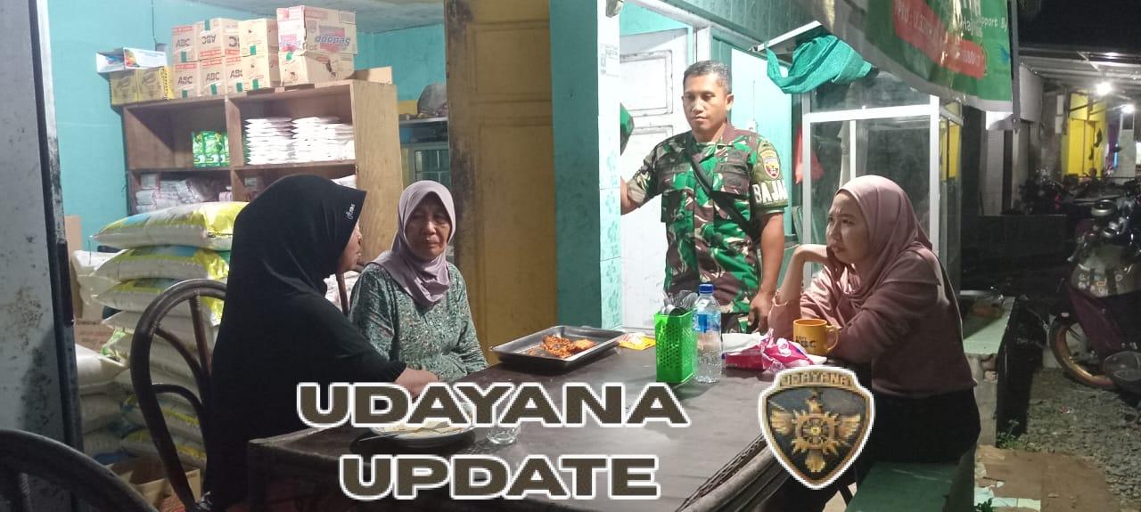 Piket Koramil 1628-02/Sekongkang Gelar Patroli Malam, Wujudkan Kamtibmas Aman dan Kondusif