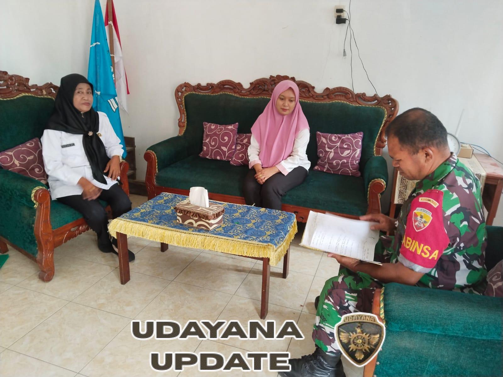 Babinsa Koramil 1602-01/Ende Lakukan Puldatater Bersama Guru SDI Ende 12