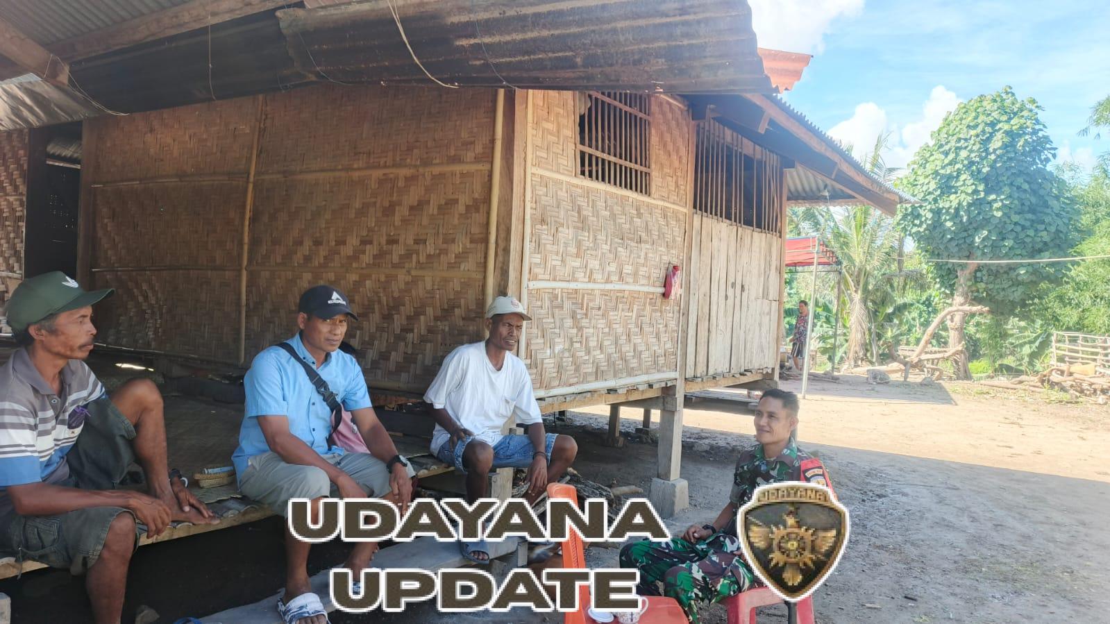 Sertu Ernando Ndahawali Ajak Masyarakat Napu Persiapkan Lahan Jagung dan Kacang Tanah