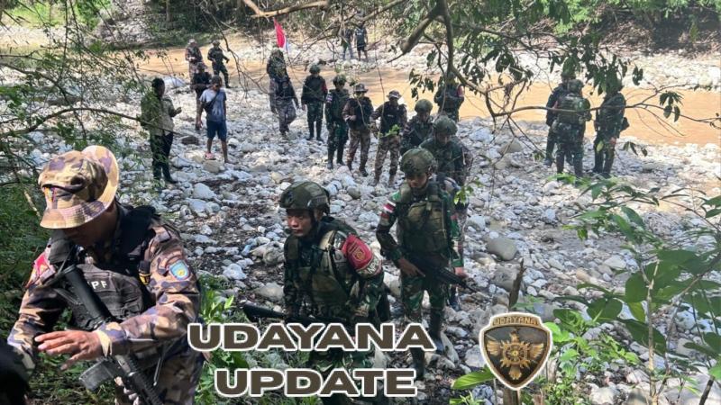 TNI–UPF Gelar Patroli Bersama di Alas Selatan, Patok RI–RDTL Dinyatakan Aman