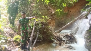 Letkol Inf Ignasius Hali Sogen Pantau Kesiapan Sumber Air untuk Batalyon Teritorial