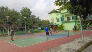 Lapangan  Pickle Ball Kodim Klungkung Jadi Tempat Favorit Latihan Masyarakat