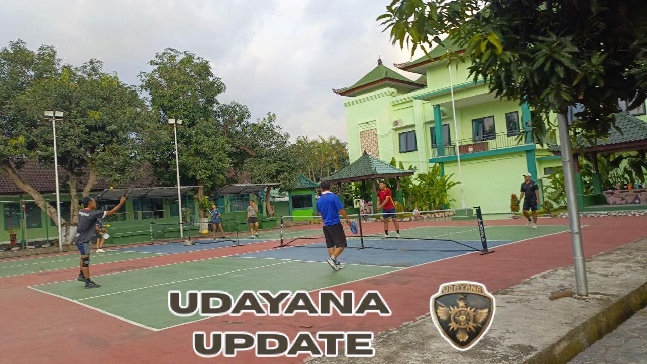Lapangan  Pickle Ball Kodim Klungkung Jadi Tempat Favorit Latihan Masyarakat