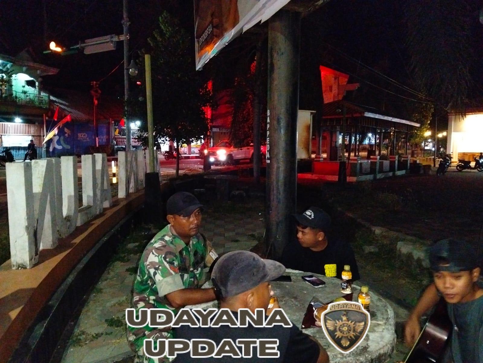 Piket Koramil 1628-05/Jereweh Laksanakan Patroli Malam di Wilayah Kecamatan Jereweh