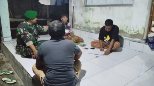 Piket Koramil 1628-04/Poto Tano Laksanakan Patroli Malam Jaga Kondusifitas Wilayah