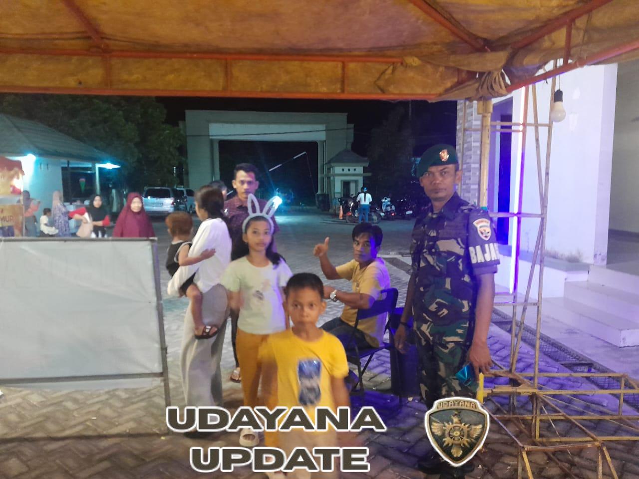 Piket Koramil 1628-01/Taliwang Gelar Patroli Malam Jaga Stabilitas Kamtibmas