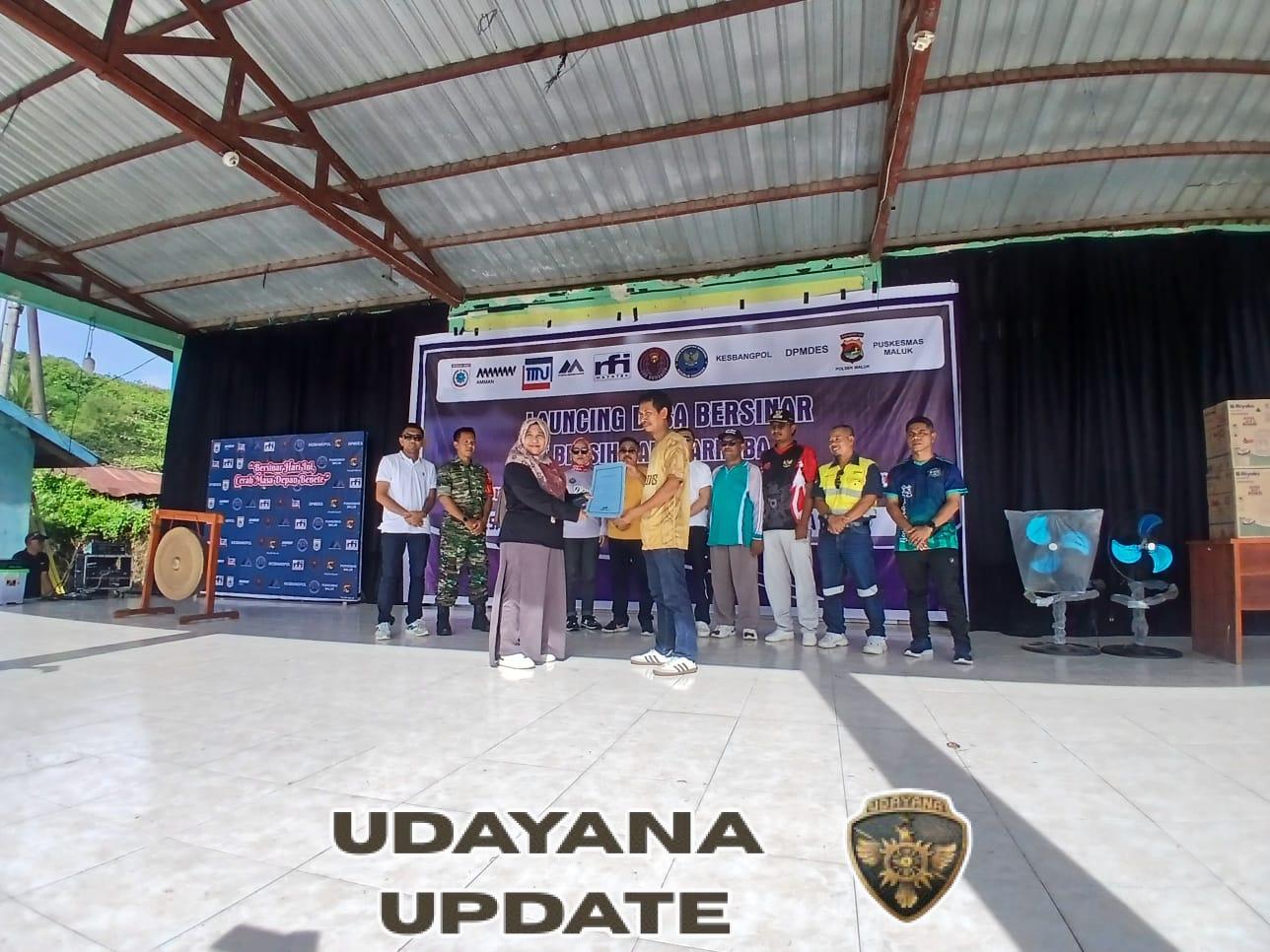 Babinsa Koramil 1628-02/Sekongkang Hadiri Launching Desa Bersinar di Benete