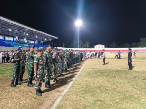 Kodim 1602/Ende Kawal Ketat Empat Laga ETMC 2025, Seluruh Pertandingan Berjalan Aman dan Kondusif