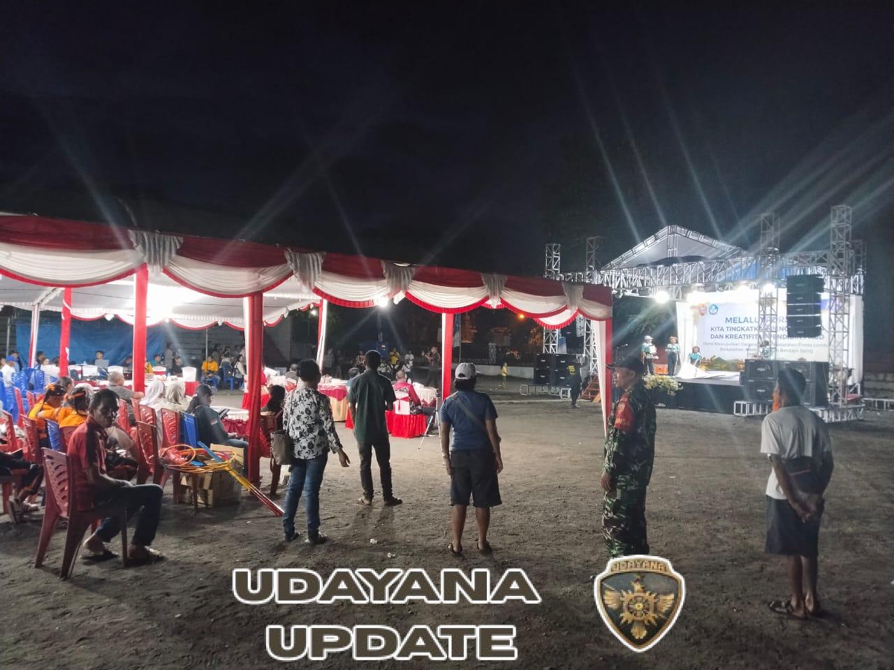 Babinsa Ende Utara Kawal Ketat Pentas Seni PAUD 2025, Acara Berjalan Lancar dan Aman