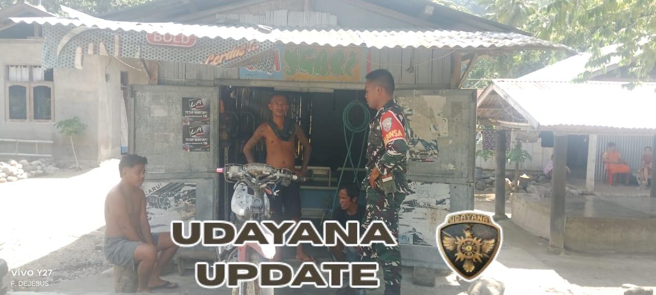 Babinsa Wolowaru Laksanakan Komsos dan Pamwil, Warga Desa Butanalagu Merasa Aman