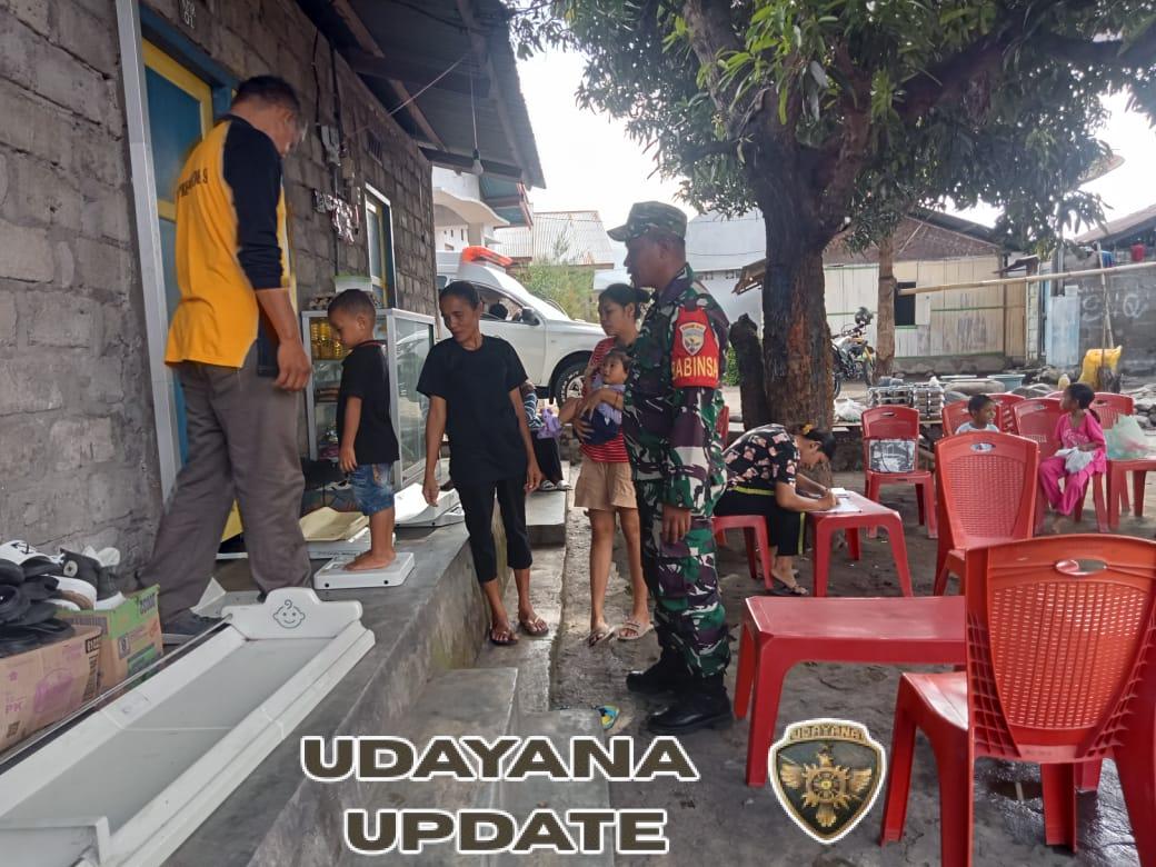 Babinsa Ende Dampingi Posyandu, Warga dan Balita Merasa Aman dan Terlayani