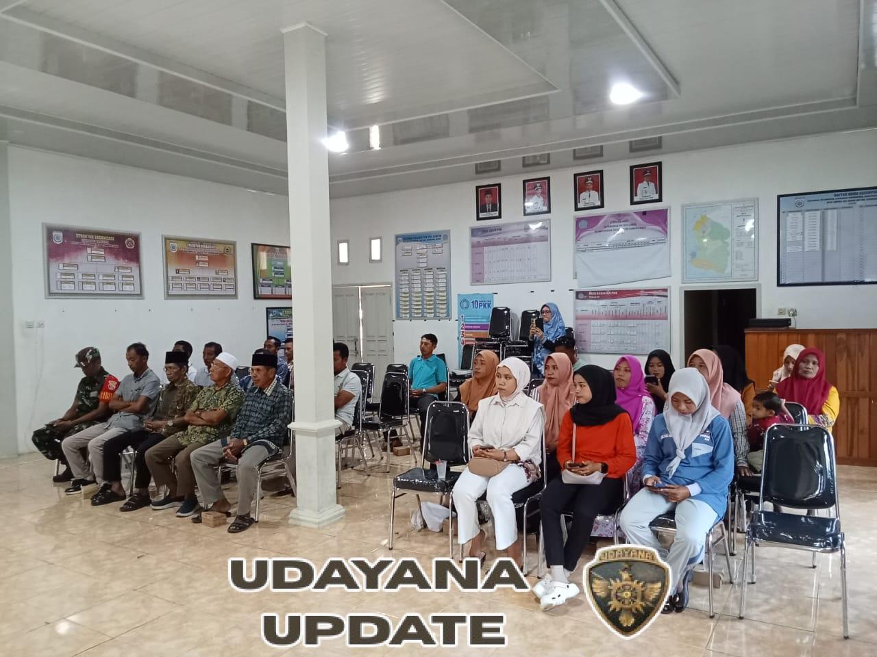 Babinsa Koramil 1628-01/Taliwang Hadiri Rapat Sosialisasi Penyakit TBC di Desa Lampok