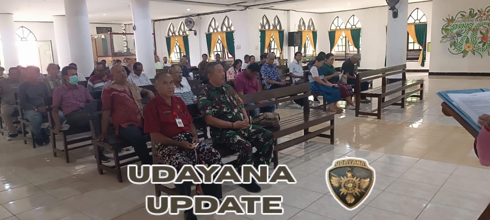 Babinsa Oebobo Dukung Sosialisasi Pengolahan Sampah Tingkat Kelurahan Oebobo