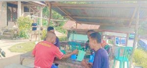 Babinsa Ramil 1602-01/Ende Tingkatkan Kamtibmas Lewat Komsos dan Pamwil di Kampung Nualolo