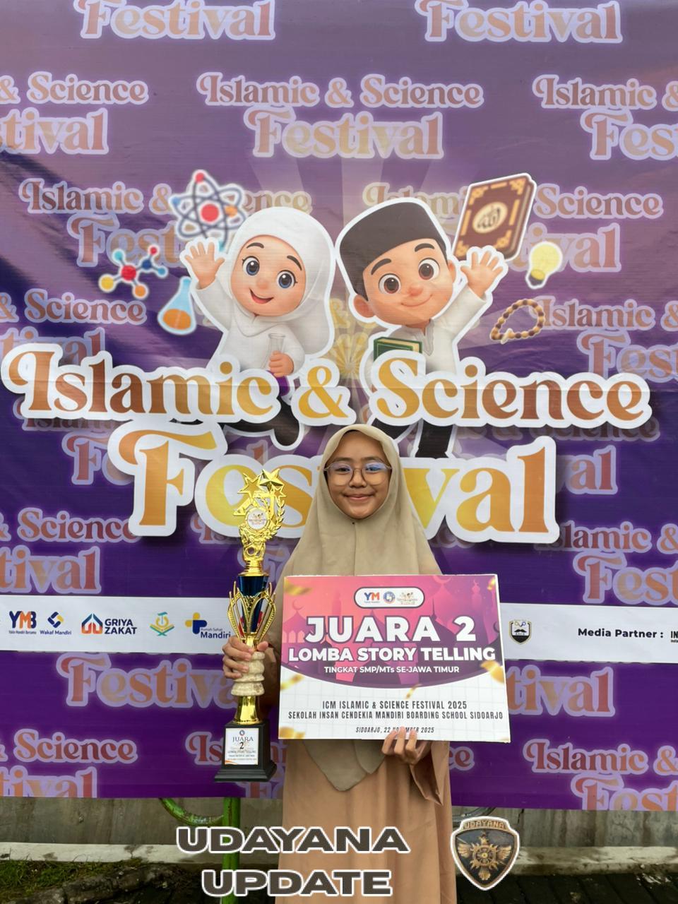 Firyal Mazaya Archytas, Pelajar Asal Bali, Raih Juara 2 Story Telling se-Jatim