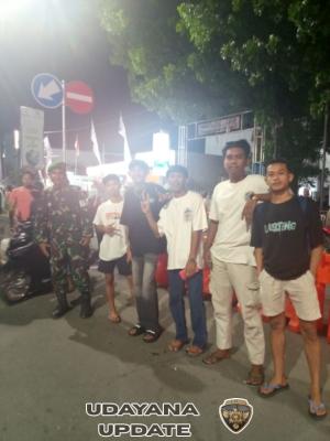 Babinsa Koramil 1628-01/Taliwang Gelar Patroli Malam, Ajak Warga Jaga Ketertiban dan Keamanan